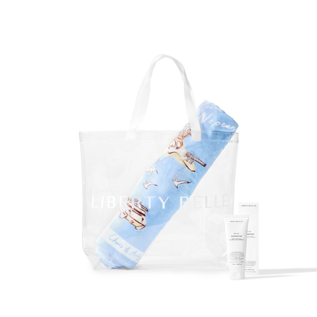 Clear Tote Bag Liberty Belle