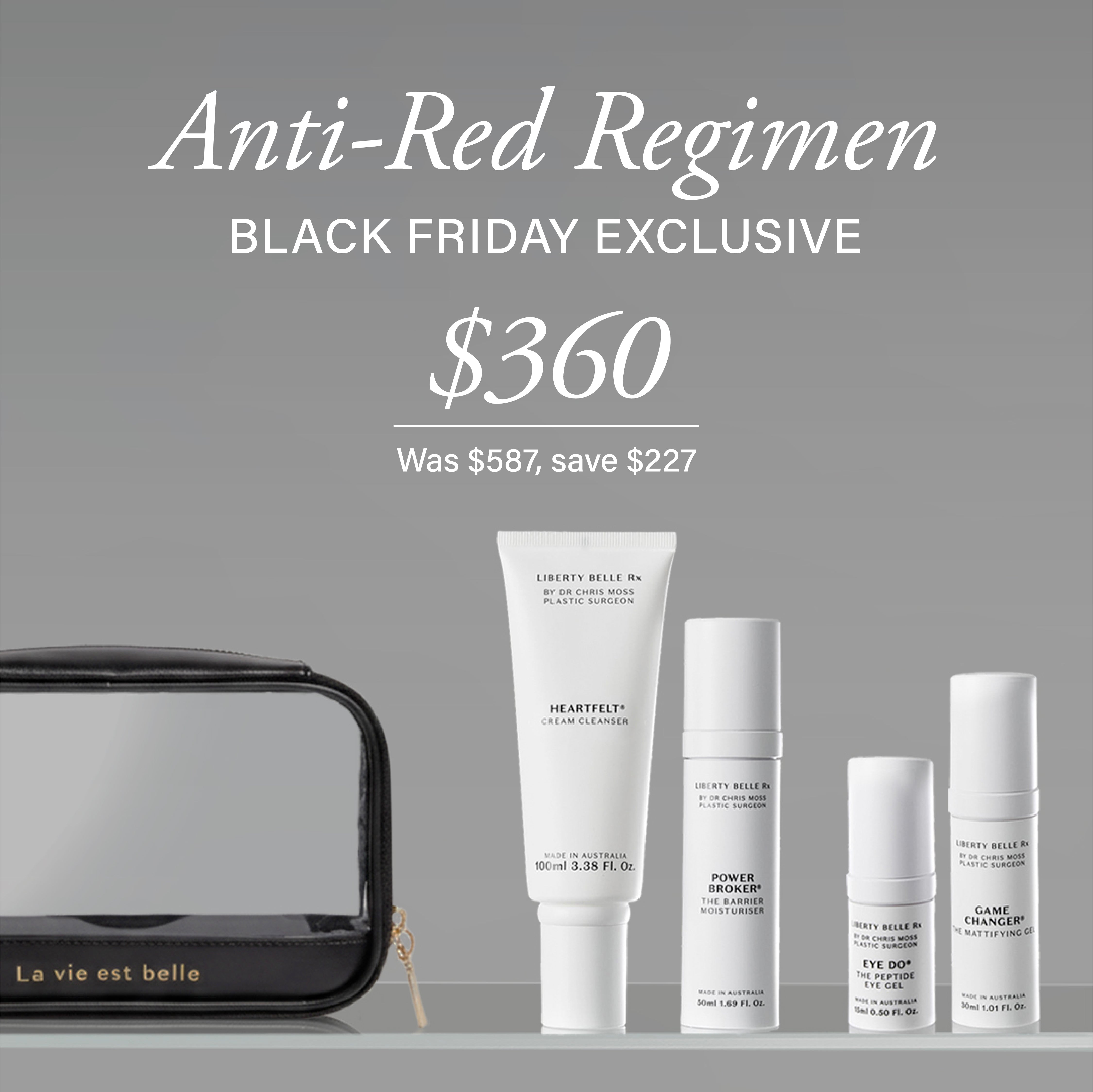 Anti-Red Skincare Regimen